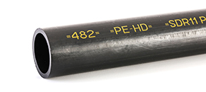inkjet coding on pipes and other materials 